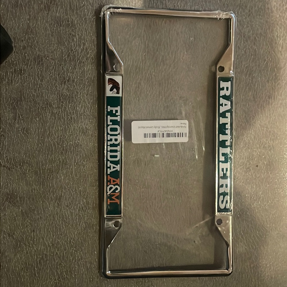 Florida A&M University FAMU Metal License Plate Frame fOfficially Licensed